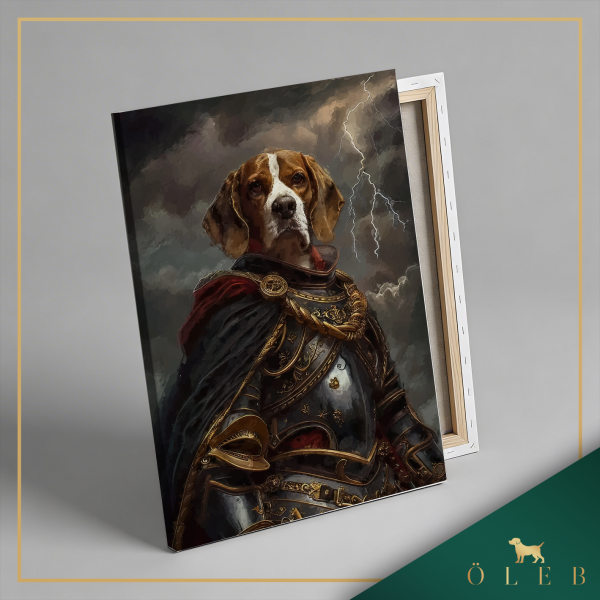 A Viharlovag - vászonkép (50x90 cm)