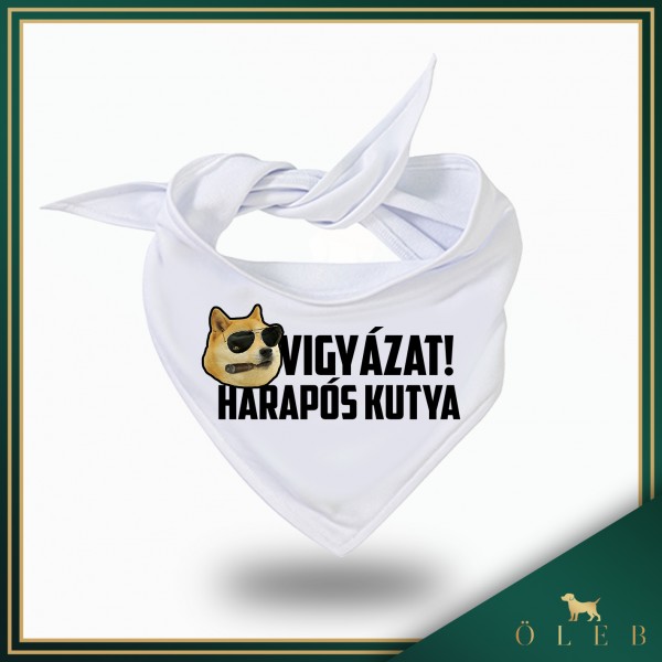 Vigyázat! Harapós kutya! - kutyakendő